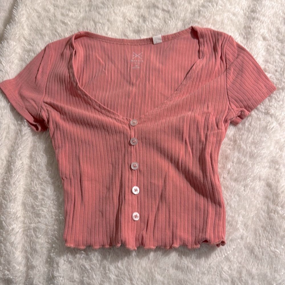 PacSun Baby-Pink Crop Top- Like New